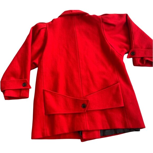 Vintage Jofeld Wool Glamour Double Breasted Peacoat Union Made USA S - Picture 7 of 13